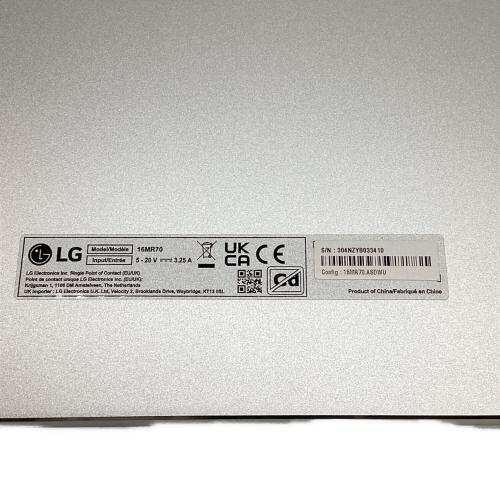 LG (エルジー) モバイルモニター16インチ 16MR70