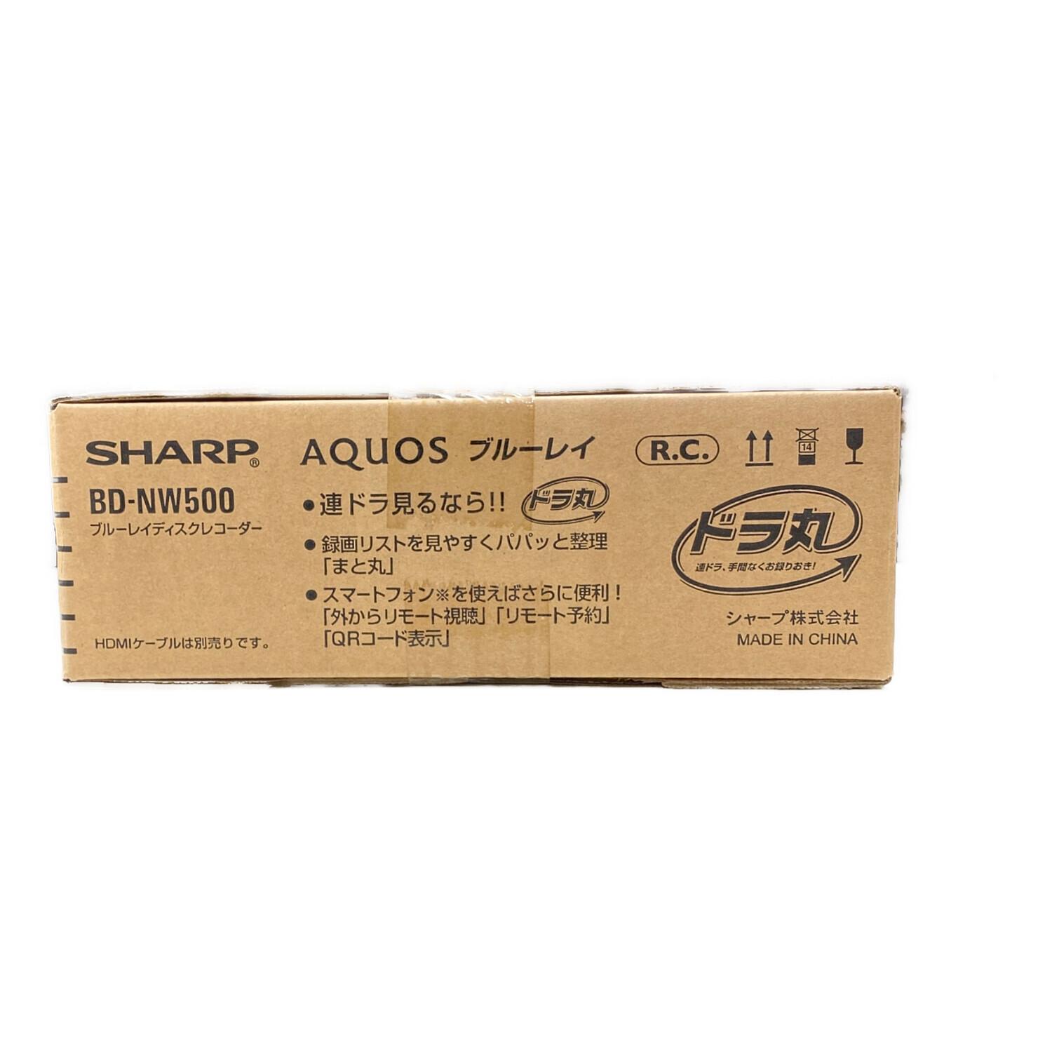 SHARP (シャープ) Blu-rayレコーダー BD-NW500 2016年製 未開封 17 