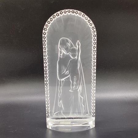 LALIQUE (ラリック) Vierge à l'enfant agenouillée ひざまづく聖母子
