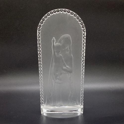 LALIQUE (ラリック) Vierge à l'enfant agenouillée ひざまづく聖母子像