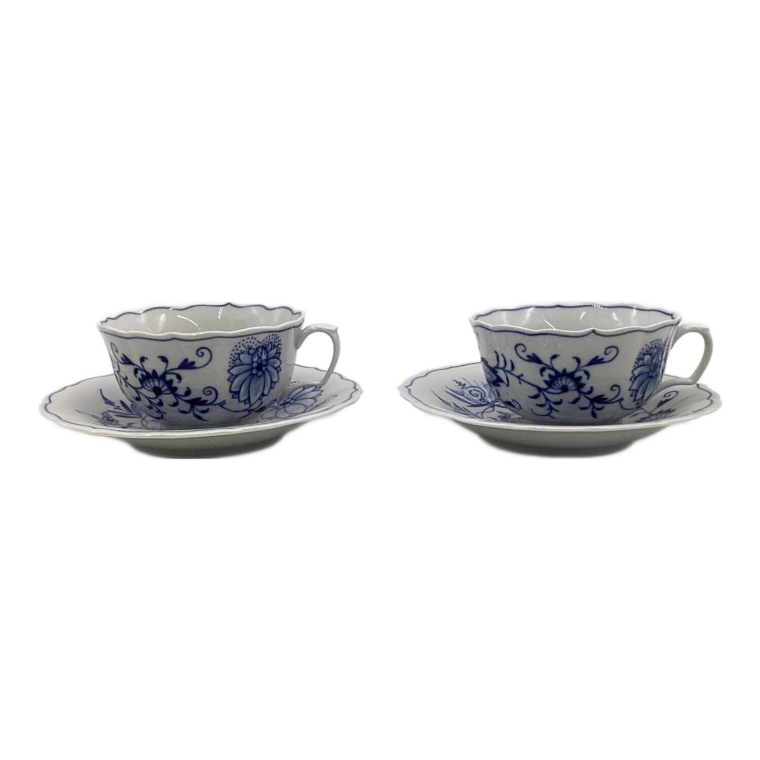 Meissen (マイセン) ティーカップ&ソーサー ペアセット ブルーオニオン