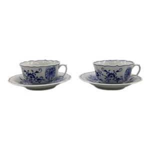 Meissen (マイセン) ティーカップ&ソーサー ペアセット ブルーオニオン 623・611