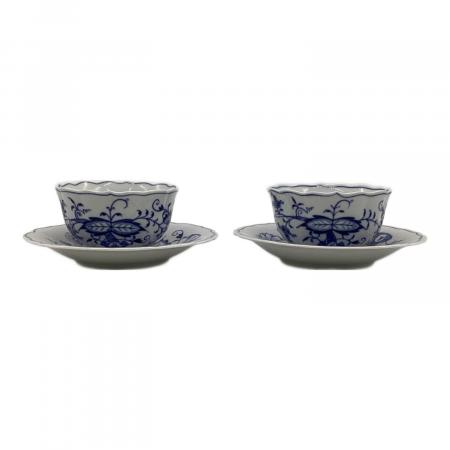 Meissen (マイセン) ティーカップ&ソーサー ペアセット ブルーオニオン