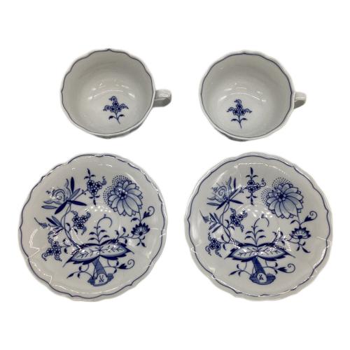 Meissen (マイセン) ティーカップ&ソーサー ペアセット ブルーオニオン 623・611