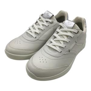 ECCO (エコー) レザーウォータープルーフゴルフシューズ レディース EU36（約22.5㎝）ホワイト