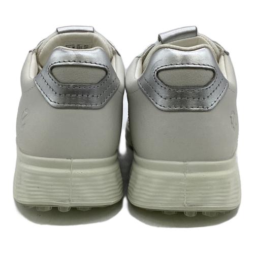 ECCO (エコー) レザーウォータープルーフゴルフシューズ レディース EU36（約22.5㎝）ホワイト