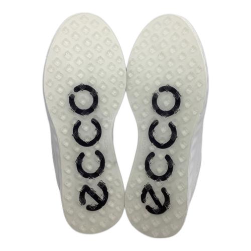 ECCO (エコー) レザーウォータープルーフゴルフシューズ レディース EU36（約22.5㎝）ホワイト