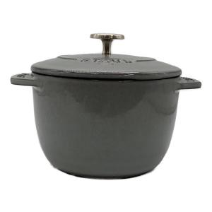 Staub (ストウブ) ホーロー鍋 La Cocotte de GOHAN（ラ ココット デ ゴハン）12cm グレー
