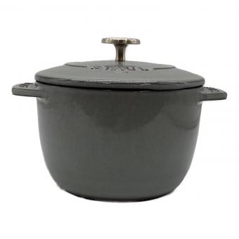 Staub (ストウブ) ホーロー鍋 La Cocotte de GOHAN（ラ ココット デ ゴハン）12cm グレー