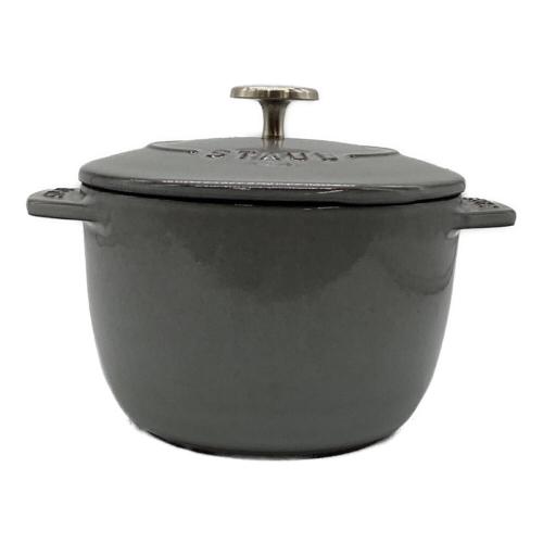 Staub (ストウブ) ホーロー鍋 La Cocotte de GOHAN（ラ ココット デ ゴハン）12cm グレー