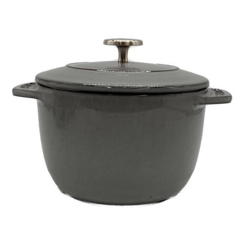 Staub (ストウブ) ホーロー鍋 La Cocotte de GOHAN（ラ ココット デ ゴハン）12cm グレー