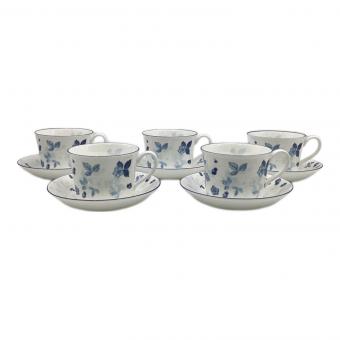 Wedgwood (ウェッジウッド) ティーカップ&ソーサー ストロベリーブルー 5Pセット
