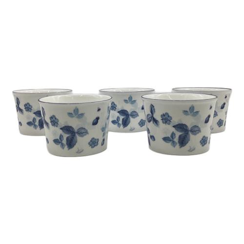 Wedgwood (ウェッジウッド) ティーカップ&ソーサー ストロベリーブルー 5Pセット