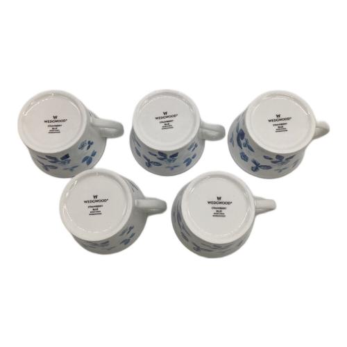 Wedgwood (ウェッジウッド) ティーカップ&ソーサー ストロベリーブルー 5Pセット