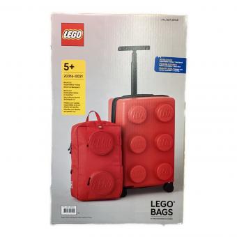 LEGO (レゴ) キャリーケースセット DOUBLE PACK Eｘpandable Trolly＋Backpack（ダブルパック エクスパンダブル トローリー＋バックパック）20316-0021 レッド