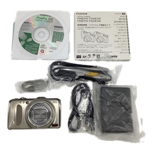 FUJIFILM (フジフィルム) デジタルカメラ FinePix F550EXR G シャンパンゴールド 付属品完備