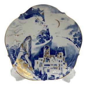 Meissen (マイセン) 飾り皿 美女と城品