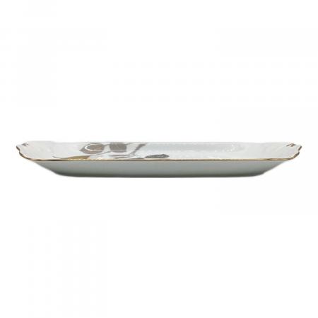 大倉陶園 (オオクラトウエン) プレート 金蝕バラ 長皿｜トレファクONLINE