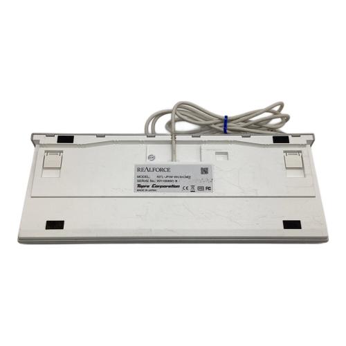 Topre（トウプレ）REALFORCE TKL for Mac キーボード R2TL-JPVM-WH 日本語配列91キー