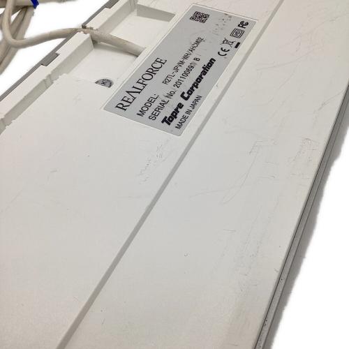 Topre（トウプレ）REALFORCE TKL for Mac キーボード R2TL-JPVM-WH 日本語配列91キー