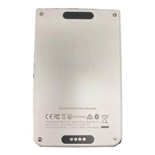PLAUD NOTE (プラウド ノート) AIボイスレコーダー NB-100 ケース付