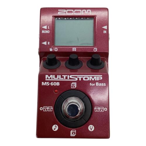 ZOOM (ズーム) ベース用マルチエフェクター MultiStomp（マルチストンプ）MS-60B