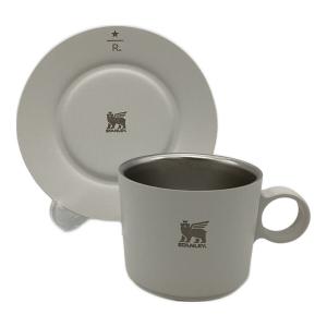 STARBUCKS COFFEE (スターバックス コーヒー) STANLEY 真空ステンレス カップ＆ソーサー ホワイト 192ml