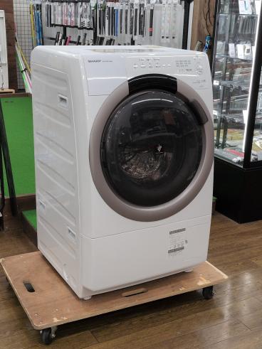 SHARP (シャープ) ドラム式洗濯乾燥機 ES-S7H 2023年製 扉内側割れ有り