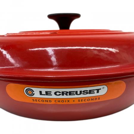LE CREUSET (ルクルーゼ) 両手鍋 SIZE 30CM チェリーレッド ビュッフェ