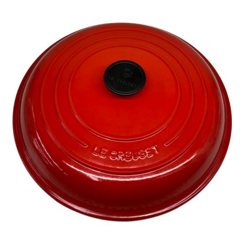 LE CREUSET (ルクルーゼ) 両手鍋 SIZE 30CM チェリーレッド ビュッフェ・キャセロール