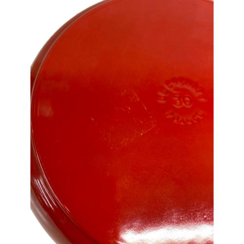 LE CREUSET (ルクルーゼ) 両手鍋 SIZE 30CM チェリーレッド ビュッフェ・キャセロール