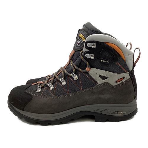ASOLO (アゾロ) Finder GV（ファインダーGV）トレッキングシューズ メンズ SIZE UK8 グレー×オレンジ