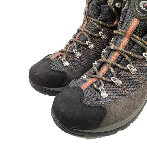 ASOLO (アゾロ) Finder GV（ファインダーGV）トレッキングシューズ メンズ SIZE UK8 グレー×オレンジ