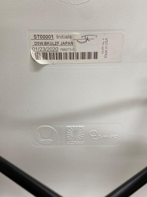 Herman Miller (ハーマンミラー) サイドシェルチェア ST00001 USA製 刻印有 ホワイト