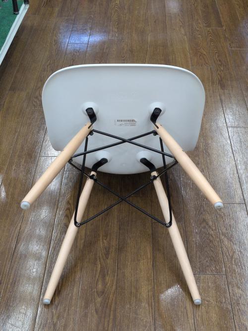 Herman Miller(ハーマンミラー) イームズプラスチックシェルサイドチェア(ホワイト&メープル)