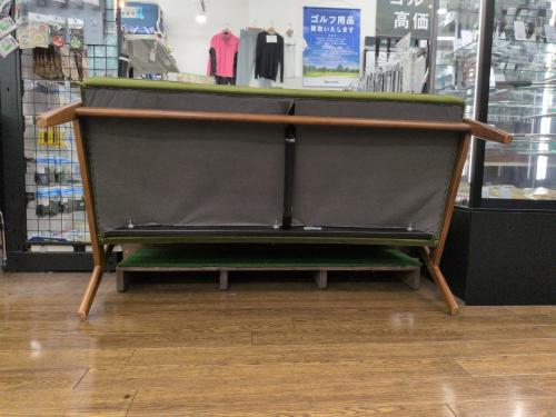 カリモク60(カリモクロクマル) Kチェア2シーター(モケットグリーン)