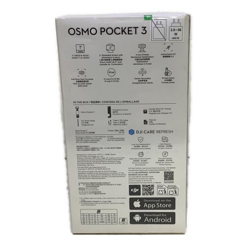 DJI (ディー・ジェイ・アイ) Osmo Pocket 3 OP9923 2025年製
