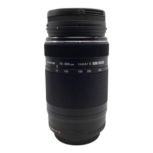 OLYMPUS (オリンパス) 望遠ズームレンズ M.ZUIKO DIGITAL ED 75-300mm F4.8-6.7 Ⅱ *プロテクター・フード付