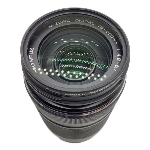 OLYMPUS (オリンパス) 望遠ズームレンズ M.ZUIKO DIGITAL ED 75-300mm F4.8-6.7 Ⅱ *プロテクター・フード付