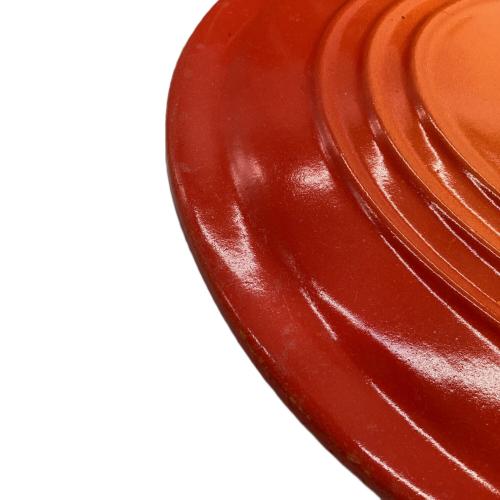 LE CREUSET (ルクルーゼ) 両手鍋 ココット・オーバル 25cm オレンジ