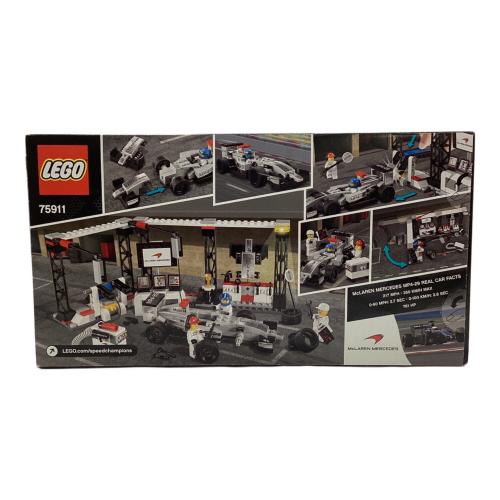 LEGO (レゴ) レゴ スピードチャンピオン マクラーレン・メルセデス ピットストップ 75911