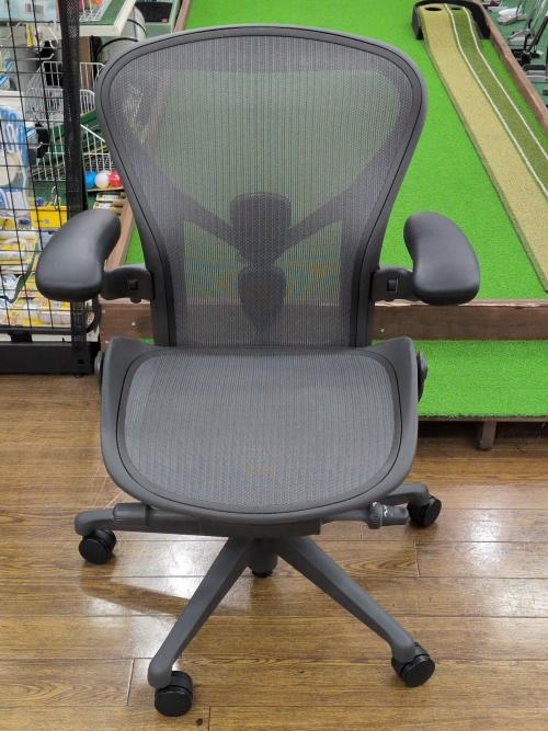 Herman Miller(ハーマンミラー) アーロンチェア リマスタード グラファイト B-ミディアム