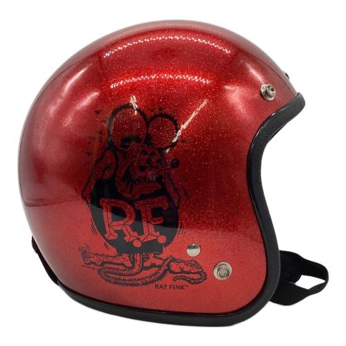 rat fink (ラットフィンク) Metal Flake Helmet（メタル フレーク ヘルメット）レッド RAF386