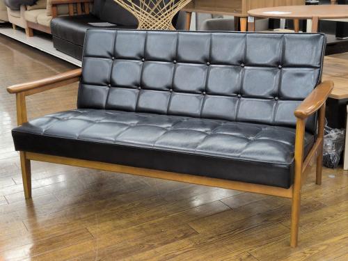 カリモク60(カリモクロクマル) Kチェア2シーター スタンダードブラック