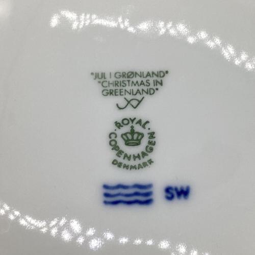 ROYAL COPENHAGEN (ロイヤル・コペンハーゲン) イヤープレート 2010年 ポーラーベア 18cm 飾り皿