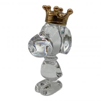 Baccarat (バカラ) クリスタルオブジェ King Snoopy（キングスヌーピー）©UFS