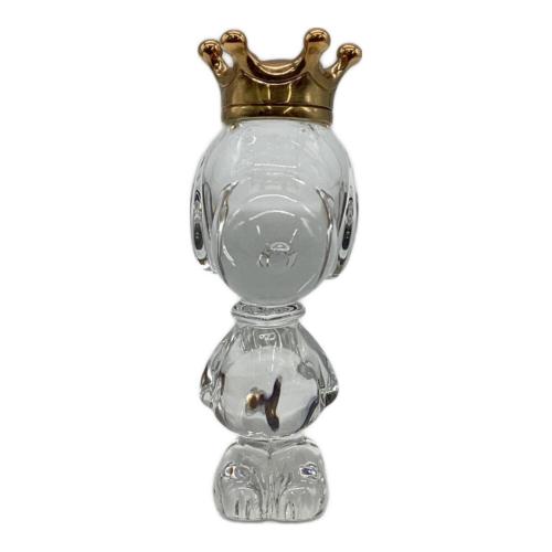 Baccarat (バカラ) クリスタルオブジェ King Snoopy（キングスヌーピー）©UFS