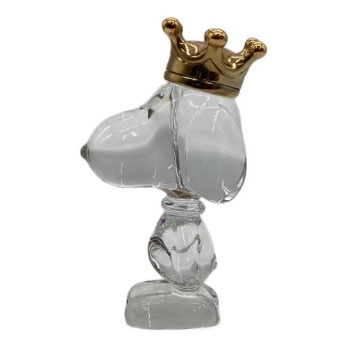 Baccarat (バカラ) クリスタルオブジェ King Snoopy（キングスヌーピー）©UFS