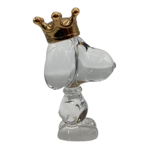 Baccarat (バカラ) クリスタルオブジェ King Snoopy（キングスヌーピー）©UFS