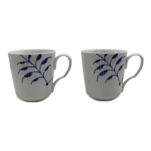 ROYAL COPENHAGEN (ロイヤル・コペンハーゲン) マグカップ 101 ブルーフルーテッド メガ マグ S ペア